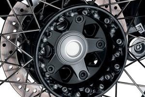 Kuryakyn 3808 Motorcycle Accent Accessory: Lodestar Rear Axle Slider for 2013-20 BMW R 1200 and 1250, Silver, 1 Pair
