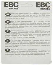 Load image into Gallery viewer, EBC Brakes SFA142HH Sintered Scooter Brake Pad
