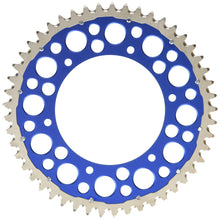 Load image into Gallery viewer, Renthal - 02-23 Yamaha YZ 125/ YZ 250/F/X/ YZ450F Rear Twinring - Blue 520-49P Teeth (1500-520-49GPBU)