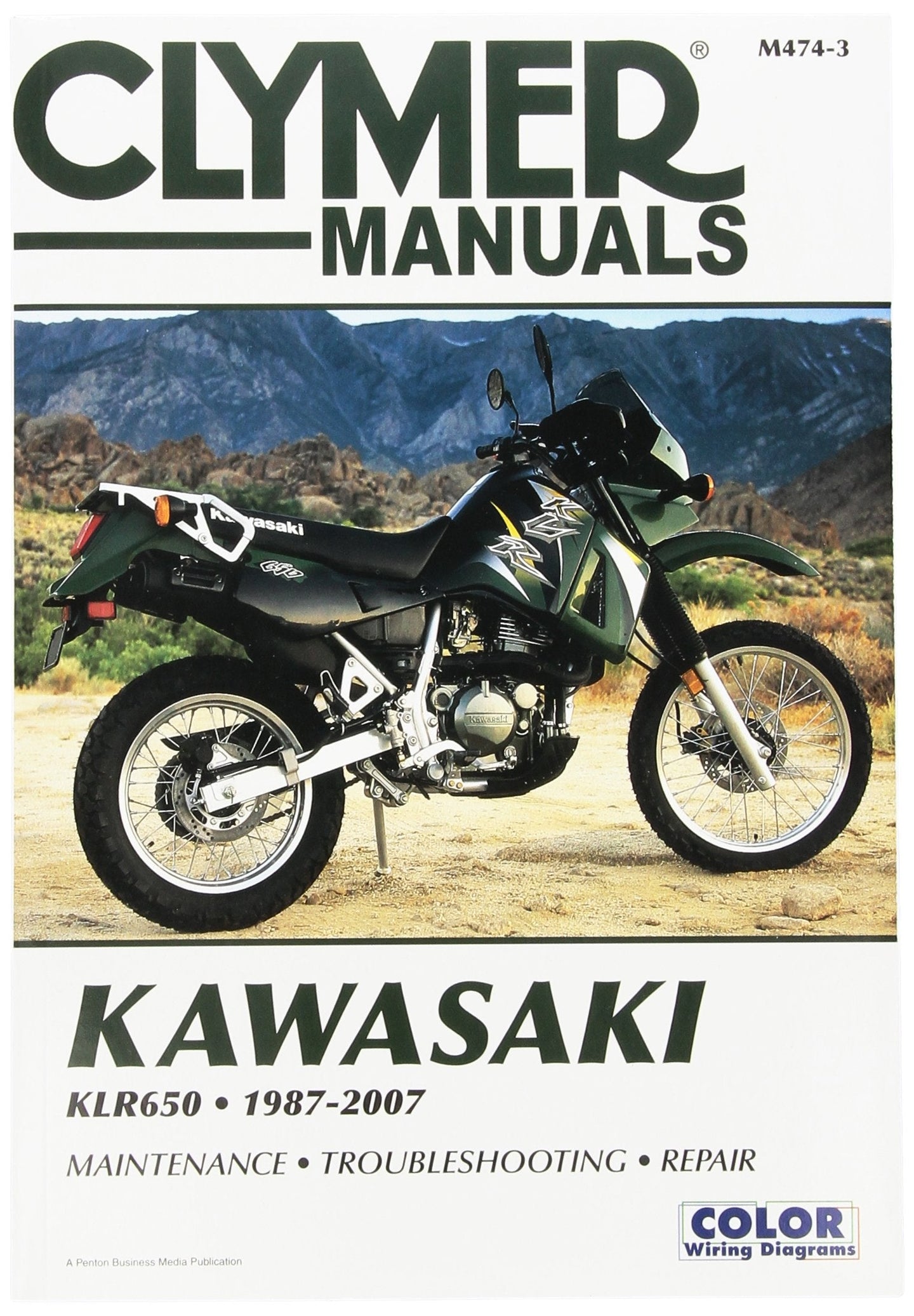 CLYMER 87-07 KAWASAKI KLR650 MANUAL CM4743