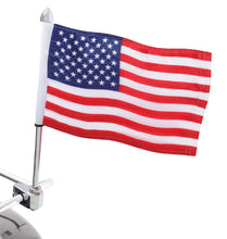 Load image into Gallery viewer, SHOW CHROME 12" POLE 1/2" CLAMP ACORN/FLAG KT 4-248A