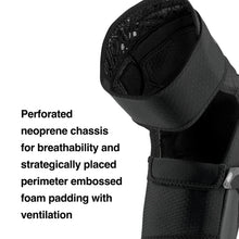 Load image into Gallery viewer, 100% FORTIS KNEE GUARDS BLACK SM/MD 70007-00001