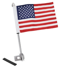 Load image into Gallery viewer, SHOW CHROME 12" POLE 1/2" CLAMP ACORN/FLAG KT 4-248A