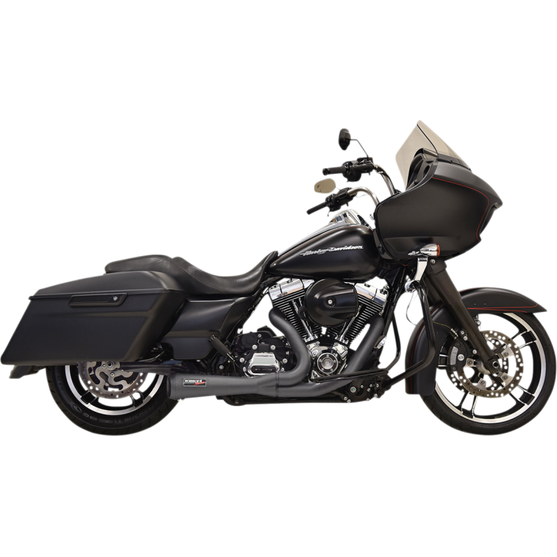BASSANI XHAUST 95-16 T/C EXHAUST 2:1 SHORT BLACK 1F52RB