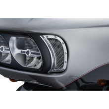 Load image into Gallery viewer, KURYAKYN MESH VENT ACCENTS, 15-19 FLTR, CHR PN 6518 KUR6518
