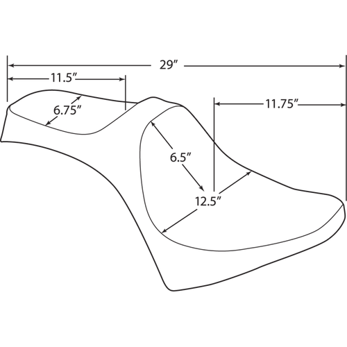 DRAG SPECIALTIES SEATS SEAT PRED III CLSC SCOUT 0810-2121