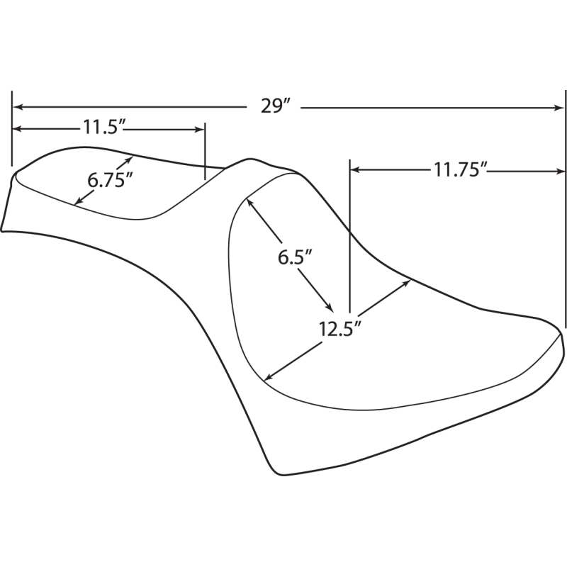 DRAG SPECIALTIES SEATS SEAT PRED III SMTH SCOUT 0810-2118