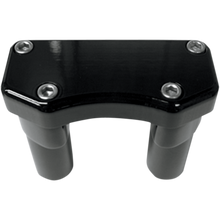 Load image into Gallery viewer, DRAG SPECIALTIES RISER BUFF W/CLAMP 3" BLK 0602-0587
