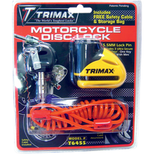 Load image into Gallery viewer, TRIMAX DISC LOCK YELLOW T645S