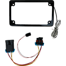Load image into Gallery viewer, CUSTOM DYNAMICS FRAME LICENSE PLATE W/ TAG LIGHT BLK FOR SXS CD-LPF-RZR2