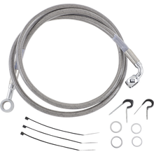 Load image into Gallery viewer, DRAG SPECIALTIES 87-99 FLSTC/90-99 FLSTF FRT BRK LINE KI\ 640214