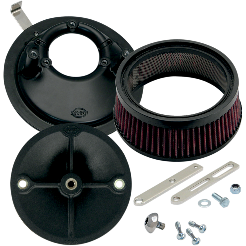 S&S CYCLE UNVIS STEALTH A/CLEANER KIT F/E/G SS CARBS 170-0176