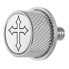 Load image into Gallery viewer, FIGURATI DESIGNS SEAT SCREW SILVER WITH 3M CROSS INSERT FD41-SEAT_SCREW-SS