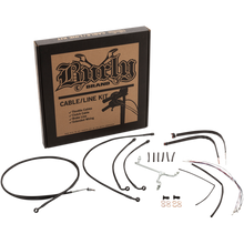 Load image into Gallery viewer, BURLY BRAND Handlebar Cable/Brake Line Kit - Complete - 16" Ape Hanger H B30-1168