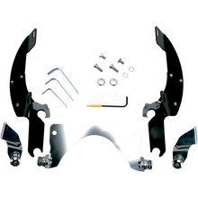 Load image into Gallery viewer, MEMPHIS SHADES METRIC 05-10 SUZUKI C90 BATWING HDWR BLACK MEK1919