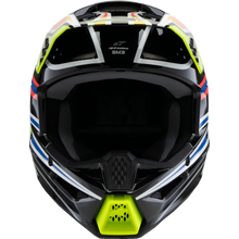 Load image into Gallery viewer, ALPINESTARS HELMETSM3 YTH WURX B/Y/BL/R L ECE06 8302125-1574-YL