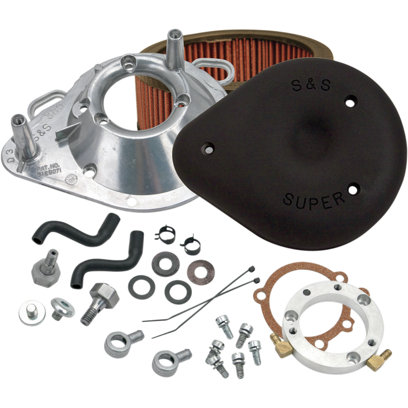 S&S CYCLE 93-17 B/T T/DROP BLK A/C 170-0181A