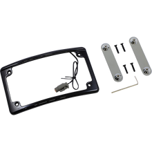 Load image into Gallery viewer, CUSTOM DYNAMICS FRAME LICENSE LED CVO BLK LPF-RAD-CVO-B