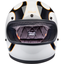 Load image into Gallery viewer, BILTWELL HELMET GRINGO W/B FLAM SM 1002-561-502
