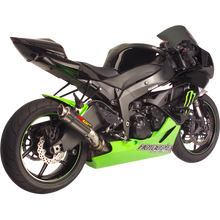 Load image into Gallery viewer, HOT BODIES SLIP-ON MATTE CARBON MGP STINGER KAW ZX6R 09-19 50901-2405