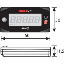 Load image into Gallery viewer, KOSO NORTH AMERICA MINI 3 -  CYLINDER HEAD TEMPERATURE METER GROM/MONKEY 13-21 BA003245
