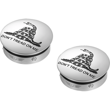 Load image into Gallery viewer, FIGURATI DESIGNS HARLEY-DAVIDSON DON’T TREAD ON ME CUSTOM SWING ARM COVERS FD40-DTOM-SS