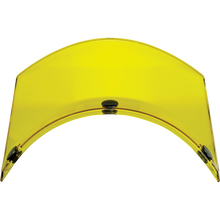 Load image into Gallery viewer, Biltwell | 3 Snap Moto Visor Universal Fit for Most Helmets | Yellow Translucent | MotoX Motocross Retro Vintage Modern Style