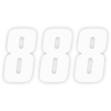 Load image into Gallery viewer, FACTORY EFFEX FACTORY 6" NUMBER WHITE #8 08-90058