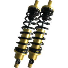 Load image into Gallery viewer, LEGENDS 99-19 FLHT SHOCKS REVO-A GOLD  12" 1310-1779