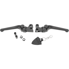 Load image into Gallery viewer, POWERSTANDS RACING 08-13 FLHT Anthem Lever SET  BLK 12-00652-22