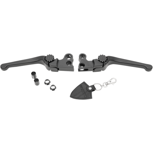 POWERSTANDS RACING 08-13 FLHT Anthem Lever SET  BLK 12-00652-22