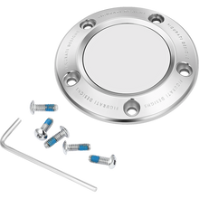 Load image into Gallery viewer, FIGURATI DESIGNS TIMING COVER PLAIN SILVER, 5-HOLE FD60-TC-5H-SS