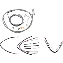 Load image into Gallery viewer, BURLY BRAND Handlebar Cable/Brake Line Kit - Complete - 18" Ape Hanger H B30-1160