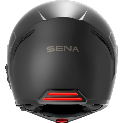 SENA IMPULSE SMART HELMET FLIP-UP MATT BLACK M SIZE DOT IMPULSE-MB00M1