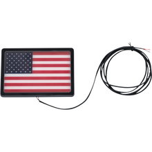 Load image into Gallery viewer, KURYAKYN FREEDOM FLAG L.E.D. L.E.D. LIGHT KIT, 4" X 6", BLACK PN 2892 KUR2892