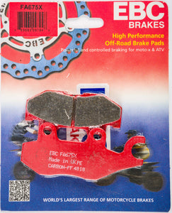 EBC BRAKE PAD FA675X FA675X