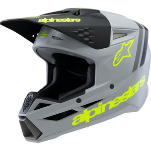 ALPINESTARS HELMET SM3 YTH RADIUM G/B/Y L ECE06 8301925-9510-YL