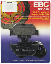 Load image into Gallery viewer, EBC Brakes FA106 Disc Brake Pad Set