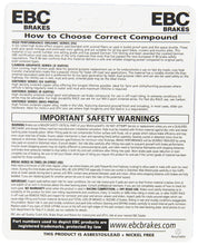 Load image into Gallery viewer, EBC FA395SV SEVERE DUTY SERIES BRAKE PAD SET FA395SV