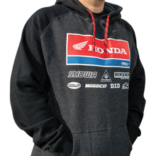 Load image into Gallery viewer, FACTORY EFFEX-APPAREL HOODY HON RACE21 CH/BK 2X 24-88328