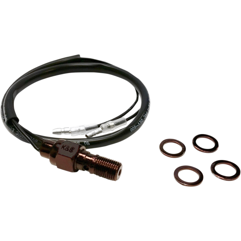 K&S TECHNOLOGIES HYD BRAKE LGT SW 3/8 BLK 12-0020B
