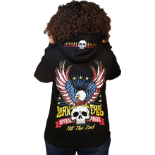 Load image into Gallery viewer, LETHAL THREAT HOODY WM ZIP BRNFRE BK 1W HD84072-1X
