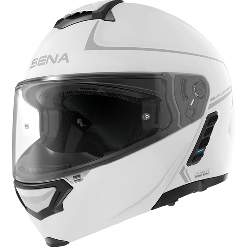 SENA IMPULSE SMART HELMET FLIP-UP GLOSSY WHITE L SIZE DOT IMPULSE-GW00L1