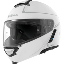 Load image into Gallery viewer, SENA IMPULSE SMART HELMET FLIP-UP GLOSSY WHITE XL SIZE DOT IMPULSE-GW0XL1
