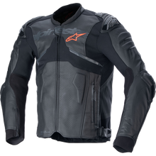 Load image into Gallery viewer, Alpinestars ATEM V5 LEATHER JACKET (US, Numeric, 58, Regular, Regular, Black/Black)