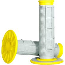 Load image into Gallery viewer, Renthal - MX Dual Compound Grips 1/2 Waffle - Grey/Yellow (G192)