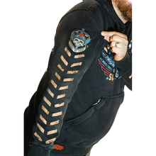 Load image into Gallery viewer, LETHAL THREAT HOODY FIGHT FLIGHT BK LG HD84076L