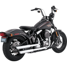Load image into Gallery viewer, VANCE &amp; HINES MUFFLERS 3" TWIN SLASH CHROME DLX CRSBNS SLM 16842