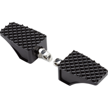 Load image into Gallery viewer, LA CHOPPERS FOOTPEGS PERF MALE BLK LA-P100-00B