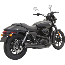 Load image into Gallery viewer, BASSANI XHAUST 15-20 STREET 500/750 MEGAPHONE SO BLACKE*1 1527RB